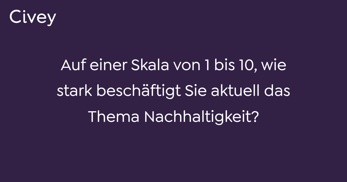 skala von 1 bis 10