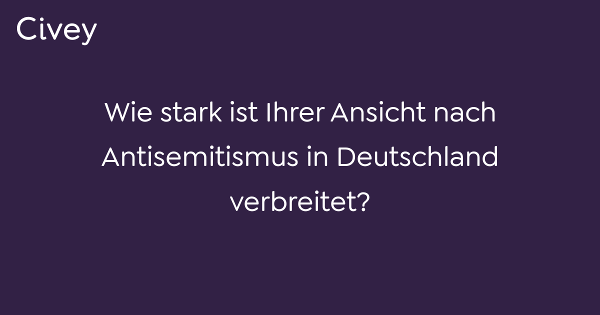 Civey Umfrage Civey Umfrage